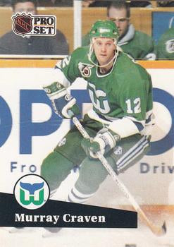 #393 - Murray Craven - Hartford Whalers - 1991-92 Pro Set French Hockey