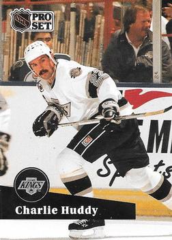 #400 - Charlie Huddy - Los Angeles Kings - 1991-92 Pro Set French Hockey