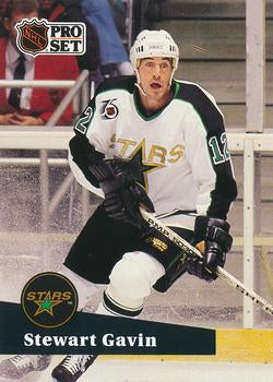 #404 - Stewart Gavin - Minnesota North Stars - 1991-92 Pro Set French Hockey