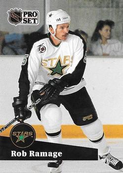 #407 - Rob Ramage - Minnesota North Stars - 1991-92 Pro Set French Hockey