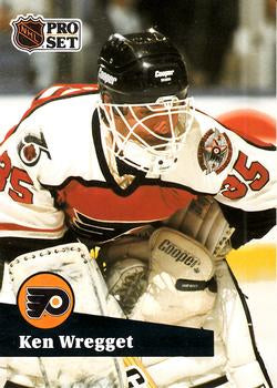 #450 - Ken Wregget - Philadelphia Flyers - 1991-92 Pro Set French Hockey