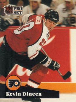 #451 - Kevin Dineen - Philadelphia Flyers - 1991-92 Pro Set French Hockey