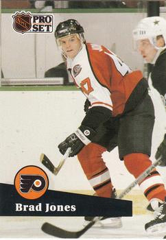 #456 - Brad Jones - Philadelphia Flyers - 1991-92 Pro Set French Hockey