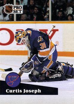 #473 - Curtis Joseph - St. Louis Blues - 1991-92 Pro Set French Hockey