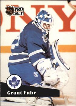 #494 - Grant Fuhr - Toronto Maple Leafs - 1991-92 Pro Set French Hockey