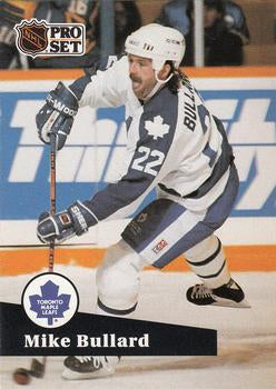 #496 - Mike Bullard - Toronto Maple Leafs - 1991-92 Pro Set French Hockey