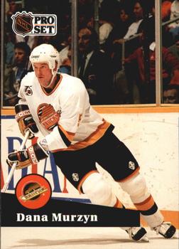 #498 - Dana Murzyn - Vancouver Canucks - 1991-92 Pro Set French Hockey