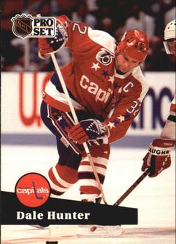 #506 - Dale Hunter - Washington Capitals - 1991-92 Pro Set French Hockey