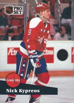#513 - Nick Kypreos - Washington Capitals - 1991-92 Pro Set French Hockey