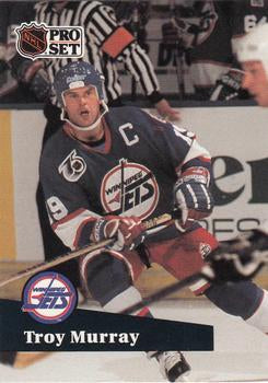 #514 - Troy Murray - Winnipeg Jets - 1991-92 Pro Set French Hockey
