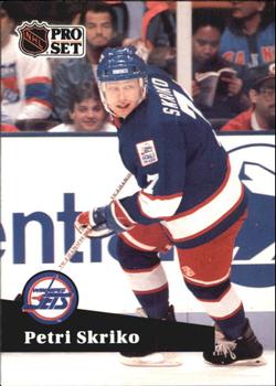 #517 - Petri Skriko - Winnipeg Jets - 1991-92 Pro Set French Hockey