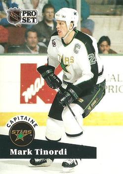 #575 - Mark Tinordi - Minnesota North Stars - 1991-92 Pro Set French Hockey