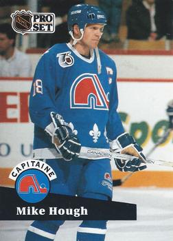 #582 - Mike Hough - Quebec Nordiques - 1991-92 Pro Set French Hockey