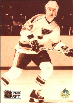 #597 - Bernie Federko - St. Louis Blues - 1991-92 Pro Set French Hockey