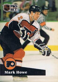 #182 - Mark Howe - Philadelphia Flyers - 1991-92 Pro Set French Hockey
