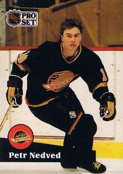 #235 - Petr Nedved - Vancouver Canucks - 1991-92 Pro Set French Hockey