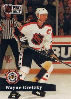#285 - Wayne Gretzky - Los Angeles Kings - 1991-92 Pro Set French Hockey