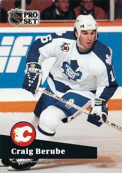 #495 - Craig Berube - Calgary Flames - 1991-92 Pro Set French Hockey