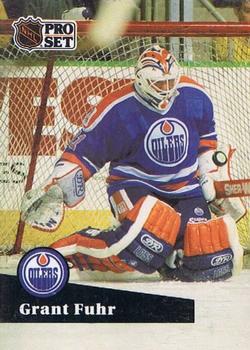 #78 - Grant Fuhr - Edmonton Oilers - 1991-92 Pro Set French Hockey