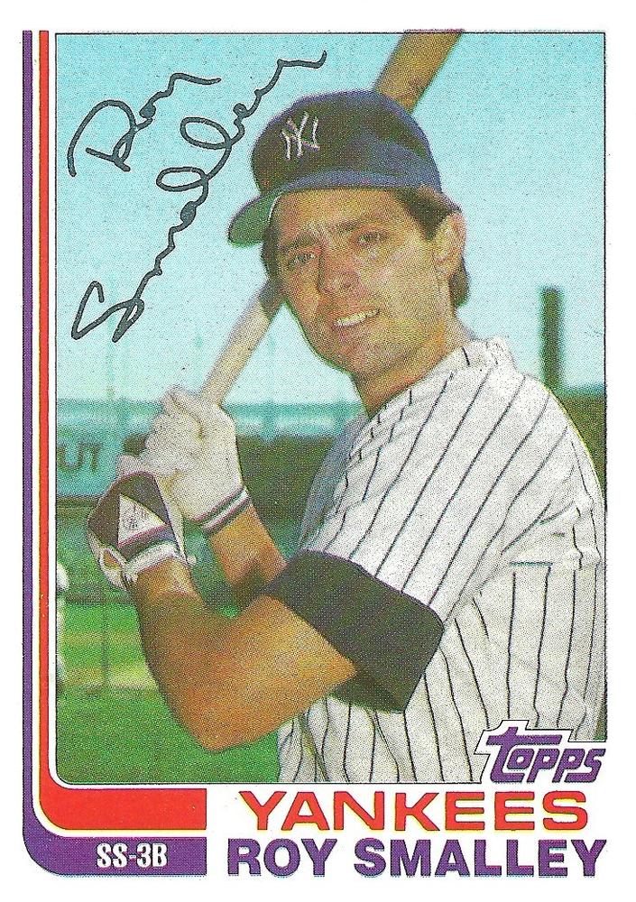 #107T Roy Smalley - New York Yankees - 1982 Topps Traded Baseball