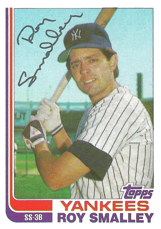 #107T Roy Smalley - New York Yankees - 1982 Topps Traded Baseball