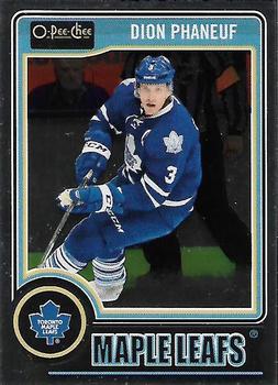 #107a Dion Phaneuf - Toronto Maple Leafs - 2014-15 O-Pee-Chee Platinum Hockey