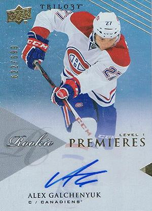 #107 Alex Galchenyuk - Montreal Canadiens - 2013-14 Upper Deck Trilogy Hockey