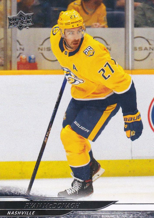 #107 Ryan McDonagh - Nashville Predators - 2024-25 Upper Deck Hockey