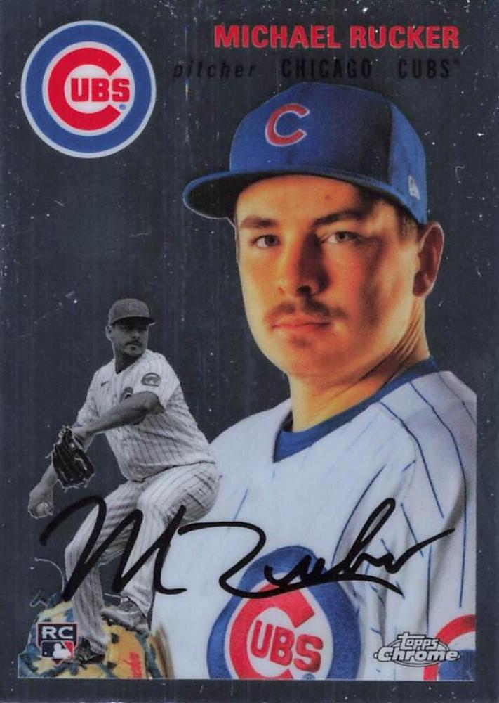 #107 Michael Rucker - Chicago Cubs - 2023 Topps Chrome Platinum Anniversary Baseball