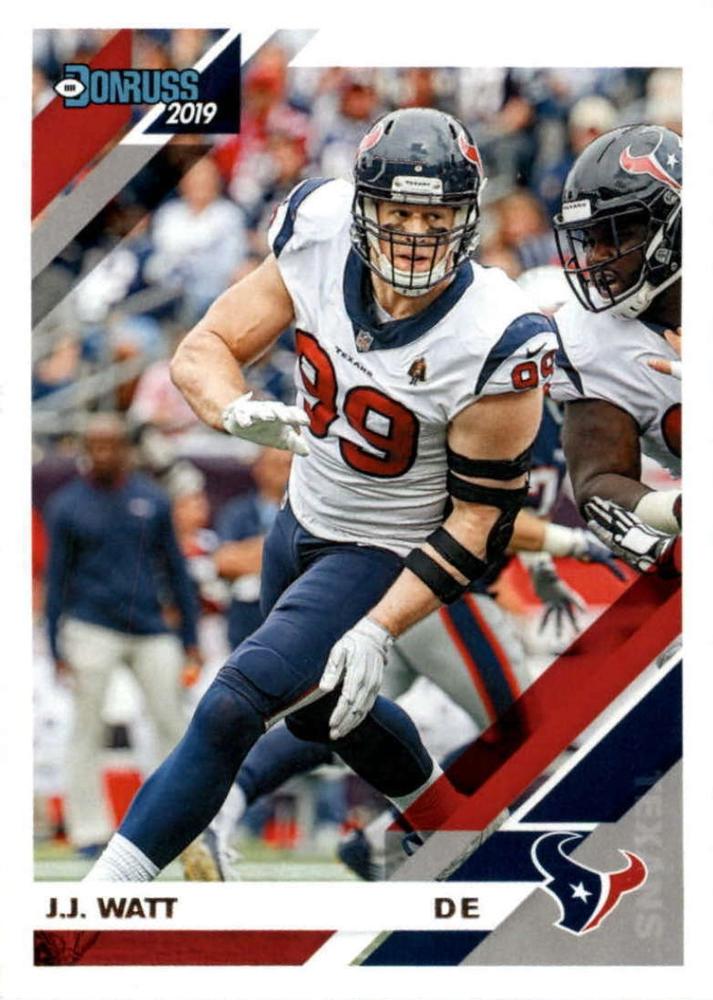 #107 J.J. Watt - Houston Texans - 2019 Donruss Football