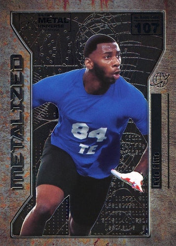 #107 Kyle Pitts - 2021 SkyBox Metal Universe Champions