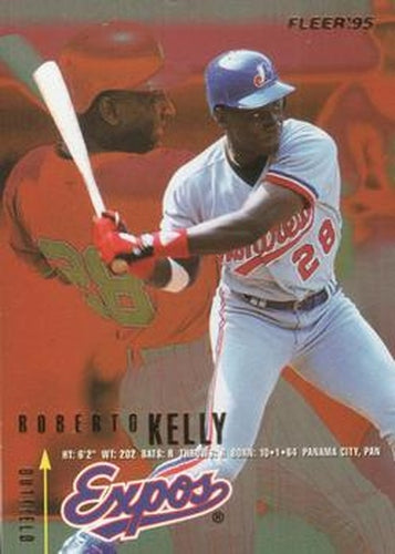 #U-107 Roberto Kelly - Montreal Expos - 1995 Fleer Update Baseball