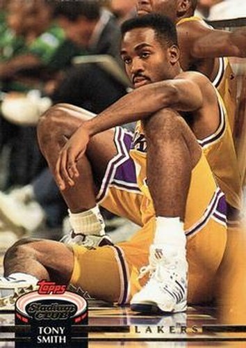 #107 Tony Smith - Los Angeles Lakers - 1992-93 Stadium Club Basketball
