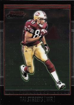 #107 Tai Streets - San Francisco 49ers - 2001 Bowman Chrome Football