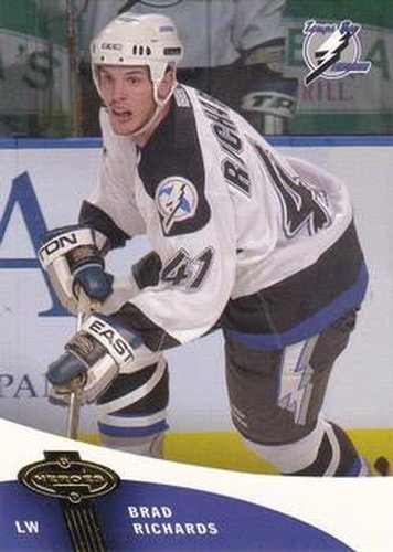 #107 Brad Richards - Tampa Bay Lightning - 2000-01 Upper Deck Heroes Hockey