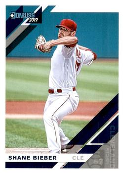 #107 Shane Bieber - Cleveland Indians - 2019 Donruss Baseball