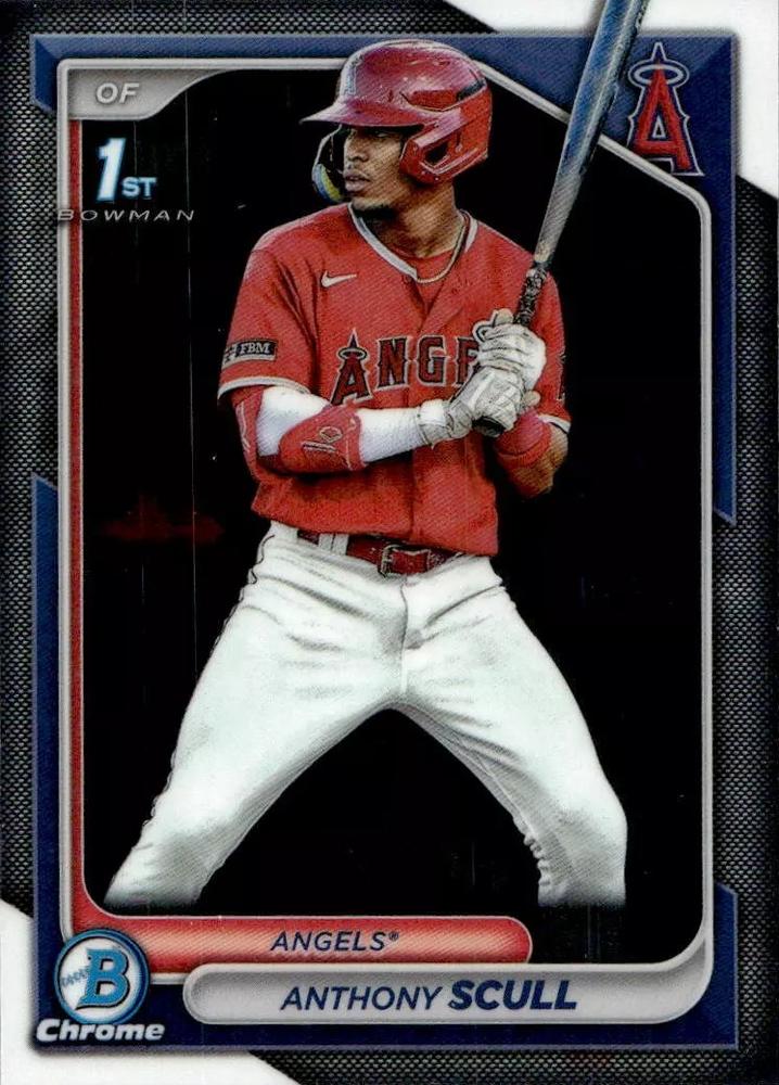 #BCP-107 Anthony Scull - Los Angeles Angels - 2024 Bowman - Chrome Prospects Baseball