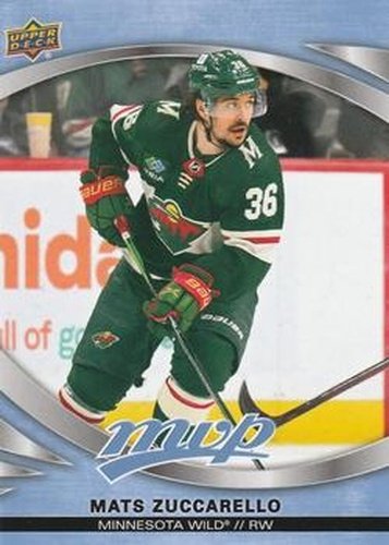 #107 Mats Zuccarello - Minnesota Wild - 2023-24 Upper Deck MVP - Ice Battles Hockey
