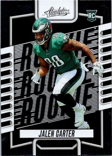 #107 Jalen Carter - Philadelphia Eagles - 2023 Panini Absolute Football