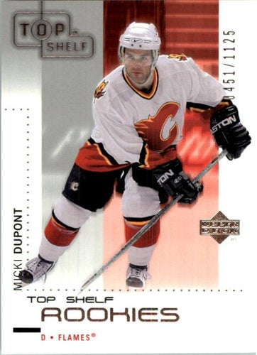 #107 Micki Dupont - Calgary Flames - 2002-03 Upper Deck Top Shelf Hockey