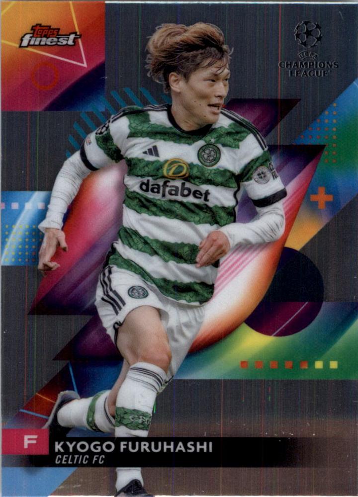 #107 Kyogo Furuhashi - Celtic - 2023-24 Finest UEFA Club Competitions Soccer