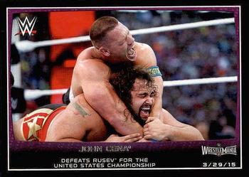 #107 John Cena - 2015 Topps WWE Road to Wrestlemania Wrestling