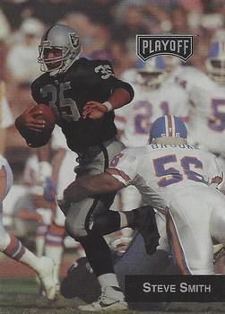#107 Steve Smith - Los Angeles Raiders - 1993 Playoff Football