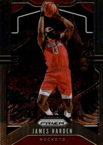 #107 James Harden - Houston Rockets - 2019-20 Panini Prizm Basketball