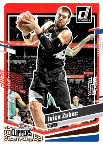 #107 Ivica Zubac - Los Angeles Clippers - 2023-24 Donruss Basketball