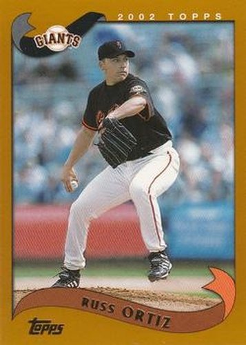 #107 Russ Ortiz - San Francisco Giants - 2002 Topps Baseball