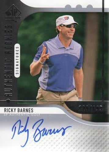 #107 Ricky Barnes - 2012 SP Authentic Golf