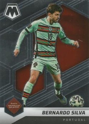 #107 Bernardo Silva - Portugal - 2021-22 Panini Mosaic Road to FIFA World Cup Soccer