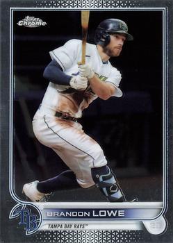 #107 Brandon Lowe - Tampa Bay Rays - 2022 Topps Chrome Baseball