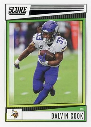 #107 Dalvin Cook - Minnesota Vikings - 2022 Score Football